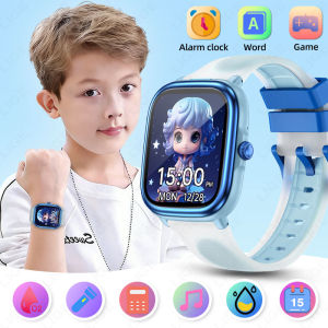 LIGE New Smart Watch Kid Children Learning Puzzle Game Child Smart Watch IP68 Waterproof Health Monitor For Boys Girls Gift