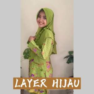 JILBABA MUSLIMAT NU LAYER HIJAU by SEQAA