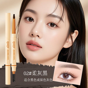 QXQY Blade Edge 3D Ultra-fine Double-ended Eyebrow Pencil 3D Natural Clearly Defined Long-lasting Waterproof Smudge-proof Eyebrow Pencil