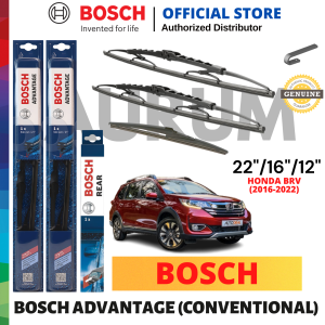 Bosch Advantage Wiper Blade set for Honda BRV 2016-Present (22/16/12) 3pcs