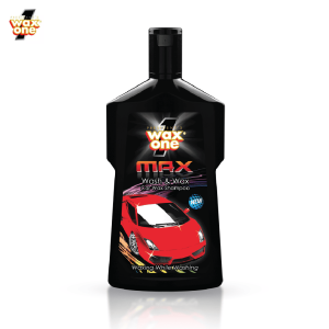WaxOne Max Series แชมพูล้างรถผสมแว็กซ์ 2in1 เคลือบเงา ขจัดคราบแน่น 600ml