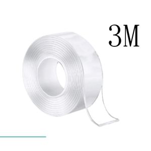 1/3/5M Nano Transparent Waterproof Tape Double Sided Tape Reusable Non-Marking Tape Multifunctional Tape