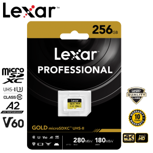 Lexar 256GB Micro SDXC Professional Gold (280MB/s)