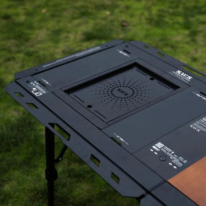 【HOSPORT】โต๊ะตั้งแคมป์พร้อมกระเป๋าพกพา โต๊ะอลูมิเนียม โต๊ะปิคนิคแบบพกพาสำหรับทำอาหารชายหาดเดินป่าท่องเที่ยวตกปลา