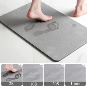 Thảm Đá Lau Chân Trang Trí Nhà Tắm Siêu Thấm Hút Nước Chống Trơn Trượt Cực Tốt