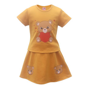 Setelan Anak Perempuan Bear Love Set 1-8 Tahun 4227