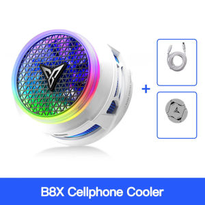 Flydigi B8X Cellphone Cooler Frequency Conversion Super Heat Dissipation Magnetic Radiator RGB Light For Iphone Ipad Android