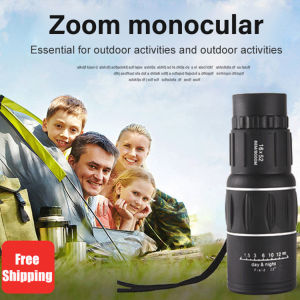 🔭 High Light Transmission Telescope/Prism Monocular/Wide Field/Slip-Resistant Waterproof Shockproof/Breathable/Green Coated Lens/Monocular HD Night Vision Telescope