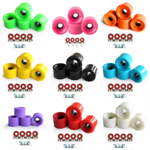 4pcs cao biểu diễn chống gỉ lăn Xe tay ga ván trượt bánh xe vòng bi cho trượt ván chuyên nghiệp