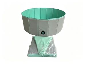 Cat Litter Tray Foldable Design pvcbathing tub / Foldable bathtub for cats and large dogs water pool swimming pool cat litter open or semi-enclosed anti-splash style cat toilet large litter box