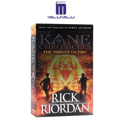 The Throne of Fire (The Kane Chronicles Book 2) Paperback – International Edition by Rick Riordan Original English books