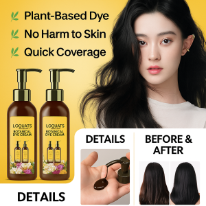 【Lowest Price】Plant Single Dose Floral Fragrance Dye Long Lasting Color Mild Non-Irritating Plant Extract Hair Dye Essence Natural Hair Color All Hair Types