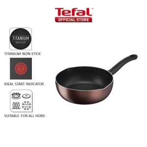 Tefal Day by Day Frypan Deep Frypan Saucepan Stewpot Wok Pan 18cm/22cm/24cm/26cm/28cm/32cm