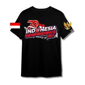 rynez - Kaos 79th Independent day kemerdekaan indonesia 17 agustus 2024 seragam agustusan terjangkau