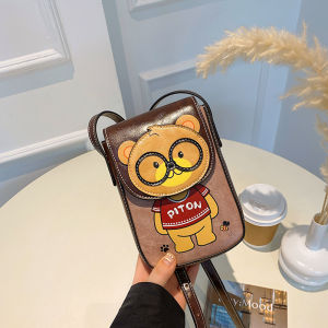 Beibaobao】กระเป๋าโทรศัพท์หมีน้อยน่ารักขนาดเล็กกระเป๋าสะพายไหล่กระเป๋าสะพายข้าง