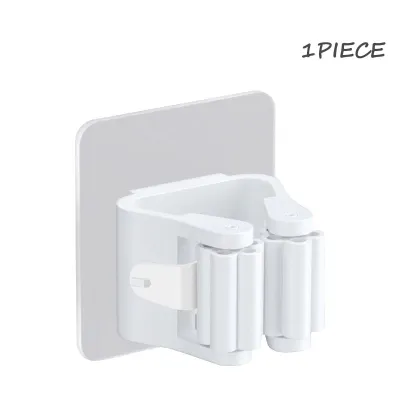 Wall Mounted Mop Organizer Holder Wall-Mounted Waterproof Mop Storage Rack Broom Hanger Hooks Household Tools