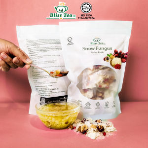 Bliss Tea Snow Fungus- Halal- Natural Ingredients- Healthier Choice- Glowing Skin