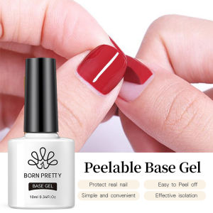 BORN PRETTY 5G Gel Đầu Móng Tay Dạng Rắn Gel Nối Móng Gel Chức Năng Móng Gel Keo Không Lau Gel Màu Trắng Sữa Móng Tay