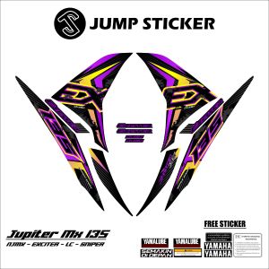 Stiker striping jupiter mx new 135 grafis variasi 023