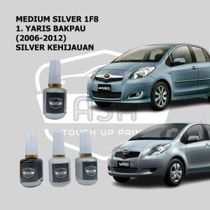 1F8 Cat Oles Penghilang Baret Lecet Mobil Toyota Yaris Bakpau Medium Silver Kehijauan Original