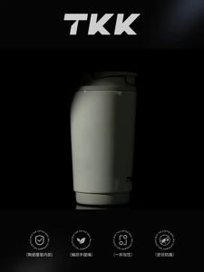 TKK portable coffee cup 400ML ceramic coating liner 316 stainless steel car cup office coffee cup