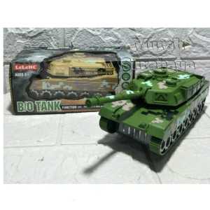 UKURAN BESAR | Mainan Anak Mobil Tank Military BO HC019A Bump And Go Mainan Anak Mobil Militer Bisa Nyala Lampu Jalan Dan Bunyi