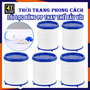 SET 5 Lõi Lọc Bông Và Nhựa PP Thay Thế Đầu Vòi Rửa Bát - Lõi Lọc Nước Loại Bỏ Tạp Chất  Cặn Bẩn Tại Vòi - Phụ Kiện Lọc Nước Tài Vòi Làm Sạch Canxi  Cặn Bẩn Đa Năng Tiện Lợi