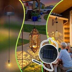 DNFIWN3 400Mah Solar Lights Replacement Top DIY Black Solar LED Hanging Light Pathway Illumination Waterproof Outdoor Solar Decorative Light Solar Light Accessories