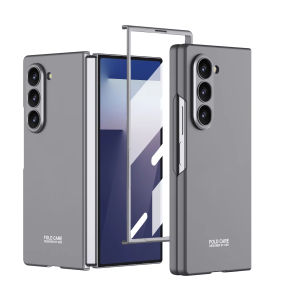 Original Case For Samsung Galaxy Z Fold 7 6 5 Ultra-thin Outer Screen Glass Protective Matte Cover For Galaxy Z Fold7 Case