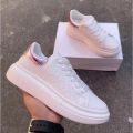Fashion Korean Thick bottom white sole rubber shoes sneakers for women. 