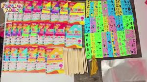 Scratch Rainbow Art Crafts Notebook Coloring Book Goodie Bags Stuffers Kit Bulk Birthday Gift Classroom Prizes Girl Boy Toddler2026