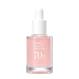 Anua Peach 70% Niacinamide Serum 30ml brightening hydrating face serum