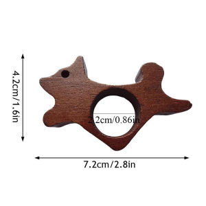 Wood Cat Dog Bookmark Animal Reading Marker Eco-friendly Book Page Holder Page Guide School Supplies