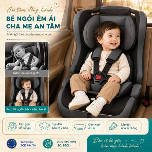 Ghế ngồi ô tô cho bé Ghế An Toàn Trẻ Em Ghế Ngồi Ô Tô Em Bé Di Động Tiện Lợi Dễ Dàng Lắp Đặt Phù Hợp Nhiều Dòng Xe Ghế an toàn ô tô cho bé