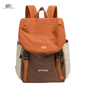 Mountaineering Bag Large Capacity Student Schoolbag Waterproof Preppy Style Rucksack Color Blocking for College Students[Winnereco Lifestyle]
