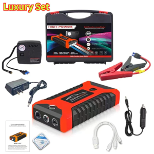 99800mAh 12V Jumper Powerbank Car Power Bank Jumper Multi-function Emergency Starter Tyre Car