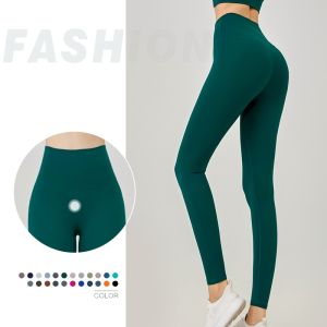 สต๊อกพร้อมส่ง) Womens Yoga Leggings High Waist Butt Lift Pants Seamless Athletic Leggings Shapewear Pants Running Push Up Leggings