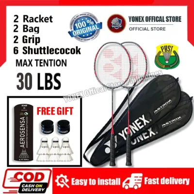 YONEX 2PCS BADMINTON RACKET NANOFLARE1000Z /ASTROX-100ZZ VTZF-2LD ARCSABER 11 ASTROX-88S/88D 4U Original racket