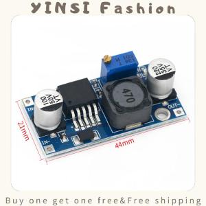 YINSI 3A Adjustable Step-Down Module DC-DC Buck Converter Adjustable Power Supply Module Power Supply Buck Converter Module 24V to 12V 5V 3V