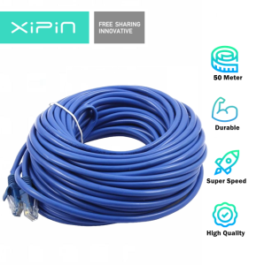 5M 10M 15M 20M 30M 40M 50M CAT5E CAT5 RJ45 Ethernet Internet Network Patch Lan Sync Lan Cable Cord (Blue)