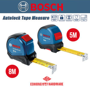 BOSCH 5m 8m Autolock Tape Measure Measuring Tape Measure Tape Pengukur