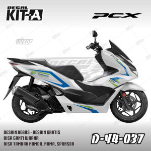 decal sticker motor pcx 160 custom motif BRANDING PUTIH