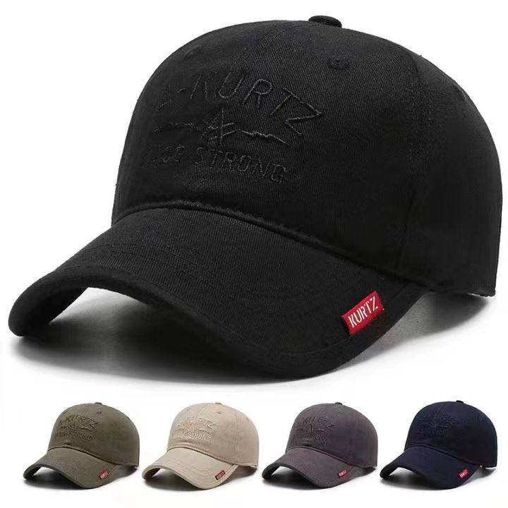 Black Plain Metal Adjust Cap Fashion Hats Outdoor Bull Caps Close