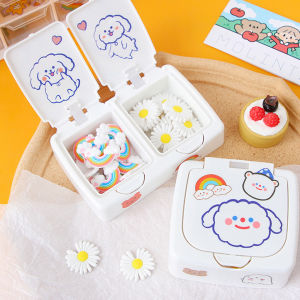 AW มินิ พลาสติก กล่องเก็บของ ฝาปิดแบบกดเปิด กล่องทิชชู่ สปอตสินค้า กล่องเก็บของ  storage box