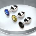 [SG Ready Stock] Butt Plug Anal Ass Crystal Bottom Metal Wash Reuse Chic Polished Sex Toy Dildo Vibrator Climax Orgasm | SYF Unlimited. 