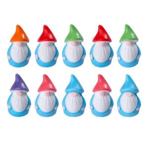 10pcs Resin Mini Dwarf Ornamentation Unique Designs Gnomes For Home Decors And Festival Party Accent Resin Sculptures