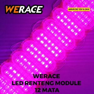 WERACE LED Renteng Module 12 Mata Ultrasonic 12V 24V Waterproof Modul 2835