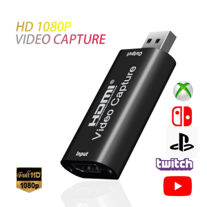 JTKE 1080P Video Capture Card USB 2.0 HDMI Video Grabber Record Box for PS4 Game DVD Camcorder HD Camera Recording Live Streaming Jtk - Lazada