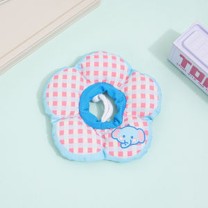 Pet Recovery Collar Neck Cone Adjustable Soft Protective Pillow Washable Lightweight Cat Dog