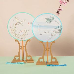 MMLUCK ของตกแต่ง ห้องพัก งานฝีมือ พัดลมทรงกลม ชั้นเก็บพัดลม จอแสดงผล ที่วางพัดลมมือตกแต่ง ตกแต่งบ้าน ขาตั้งพัดลมมือ ฐานแสดงพัดลม